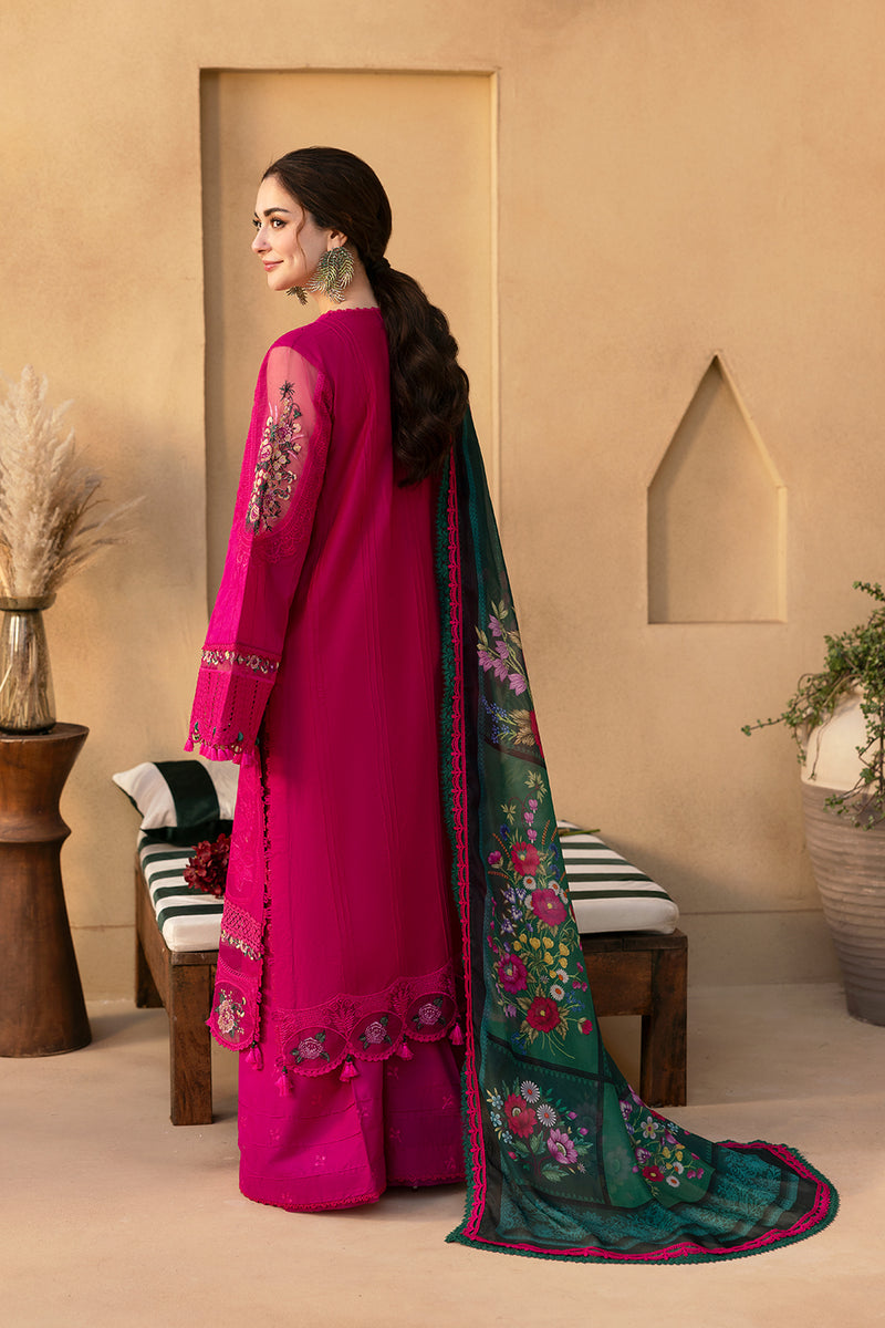 Saira Rizwan | 3 Piece Unstitched Embroidered Lawn | ELODIE-SRL25-04