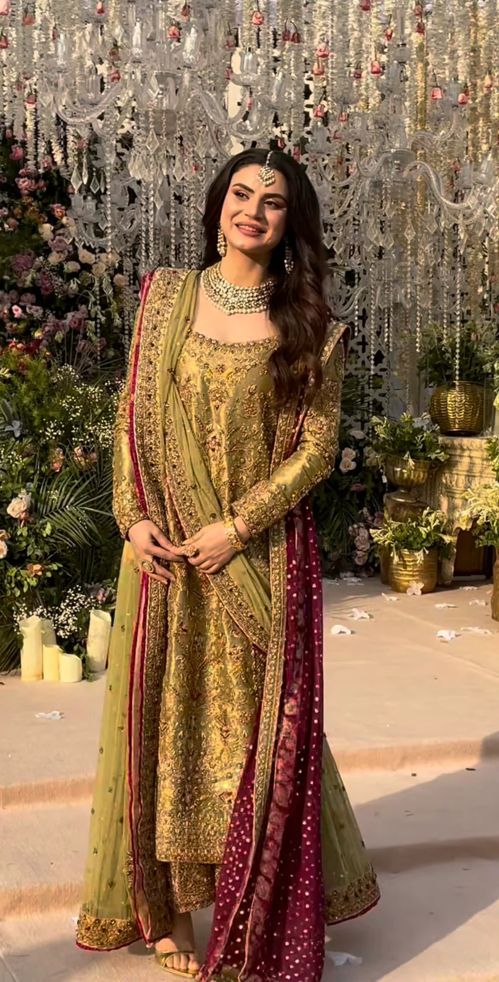 Haris Shakeel | 3 Piece Unstitched Embroidered Zari Net | Pistachio