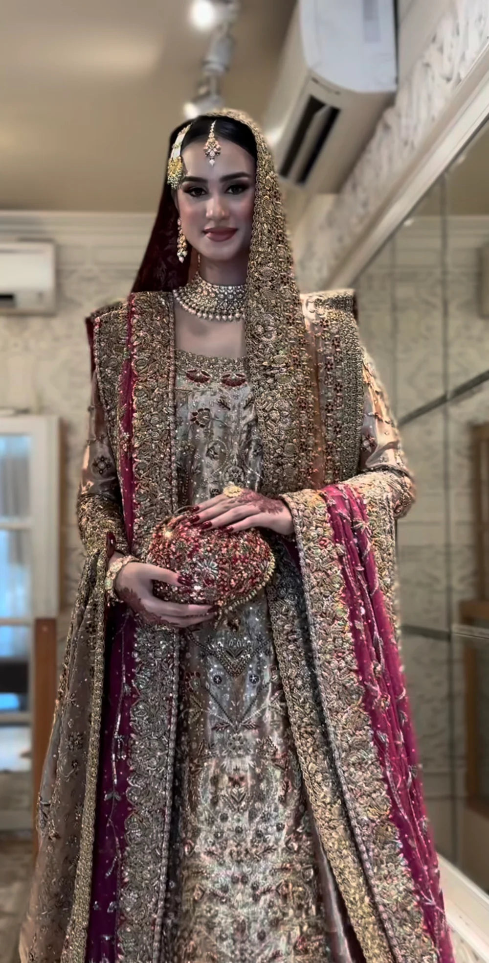 Haris Shakeel | 3 Piece Unstitched Embroidered Bridal Dress | Areeba