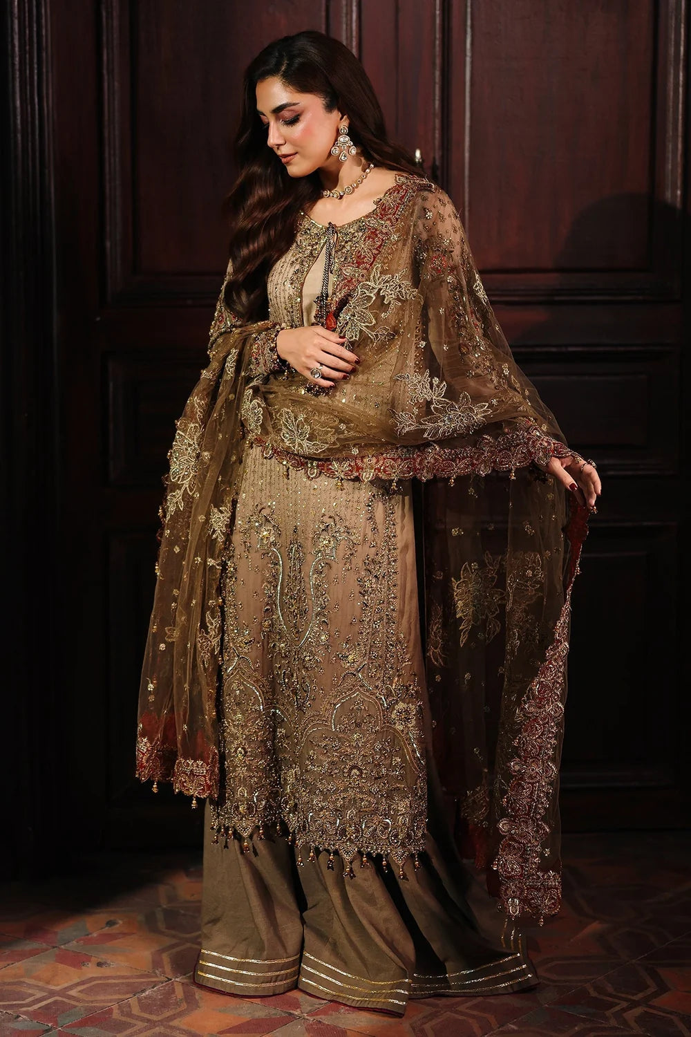 Charizma | 3 Piece Unstitched Embroidered Chiffon | Dastan-e-Jashan DJW5-02