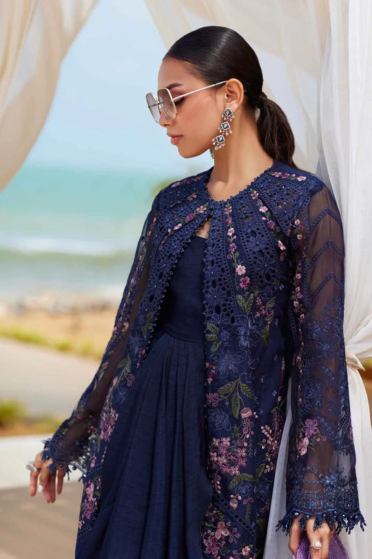 Maria B. | 3 Piece Unstitched Embroidered Lawn Suit | D-25-10