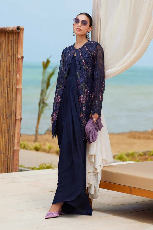 Maria B. | 3 Piece Unstitched Embroidered Lawn Suit | D-25-10
