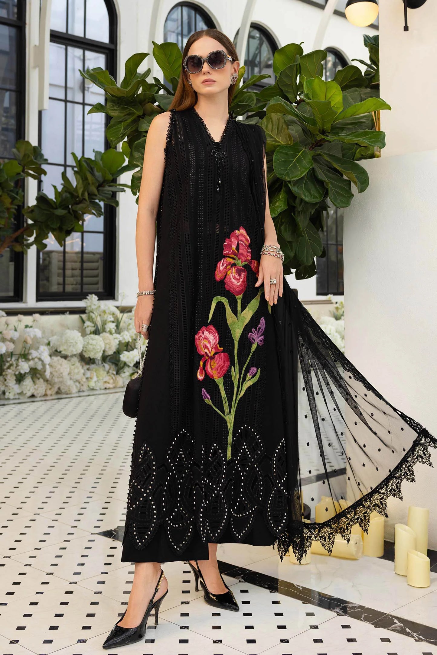 Maria B. | 3 Piece Unstitched Embroidered Lawn | EL-26-10-Default