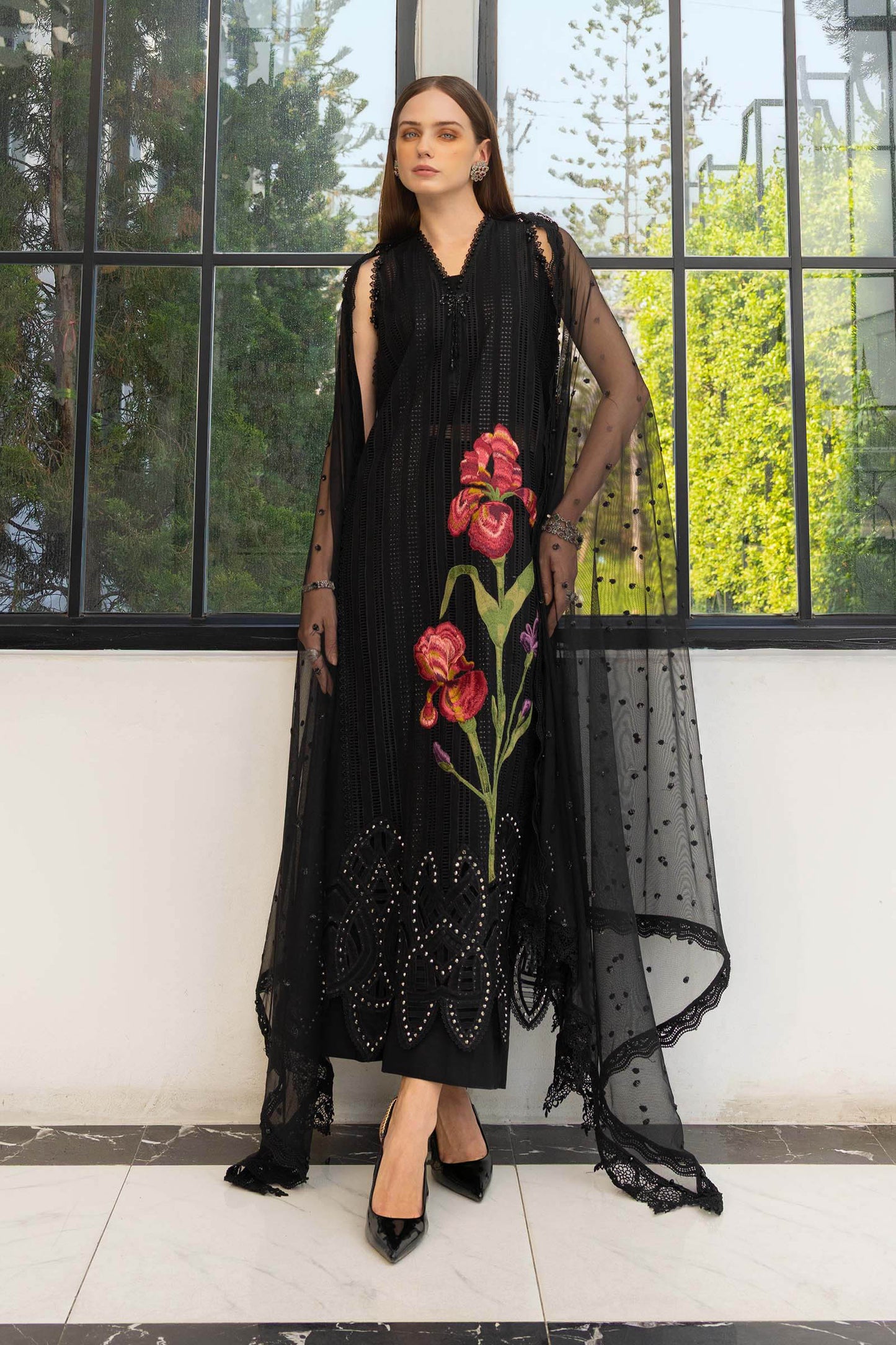 Maria B. | 3 Piece Unstitched Embroidered Lawn | EL-26-10-Default
