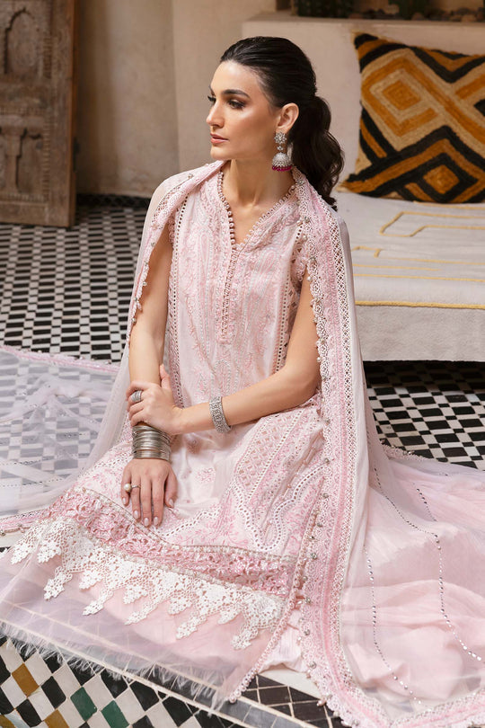Maria B. | 3 Piece Unstitched Embroidered Lawn Suit | D-2511-A