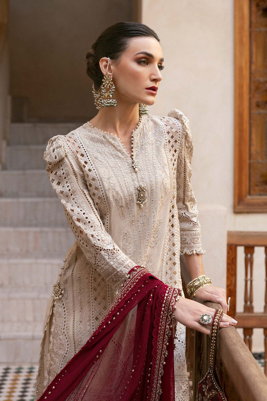 Maria B. | 3 Piece Unstitched Embroidered Lawn Suit | D-2511-B