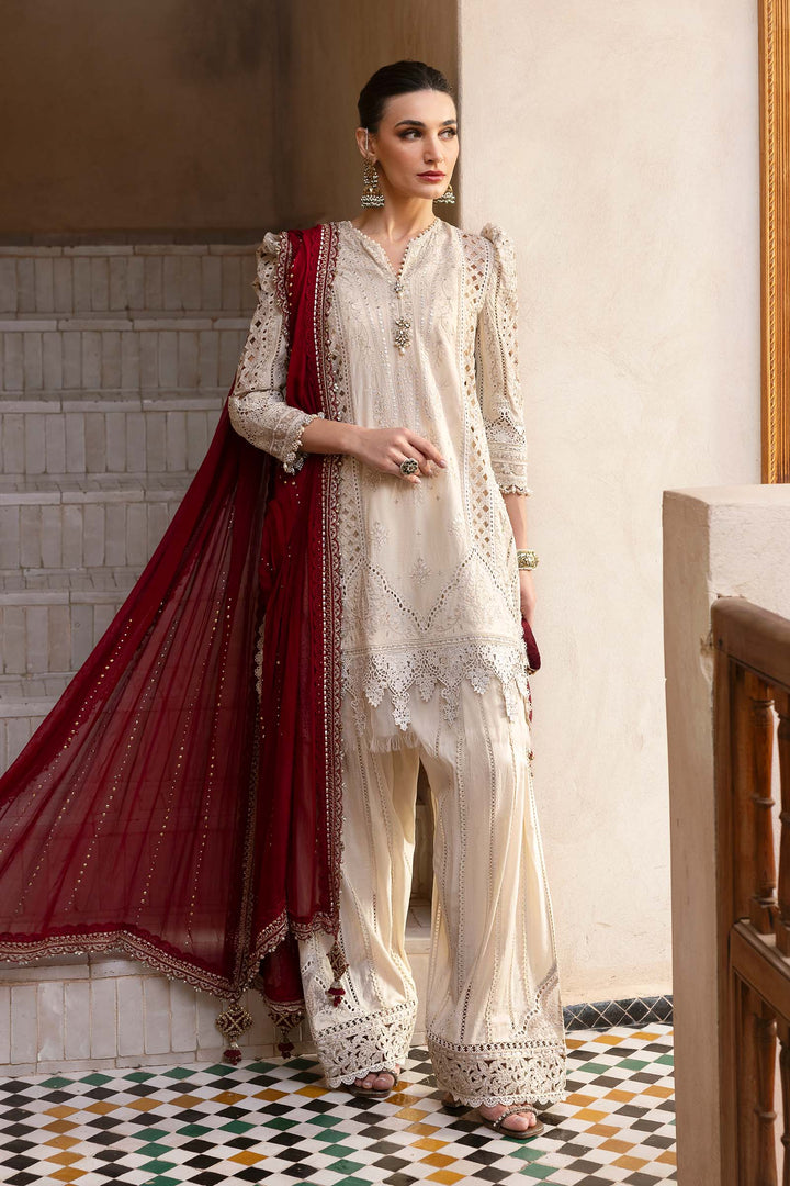 Maria B. | 3 Piece Unstitched Embroidered Lawn Suit | D-2511-B