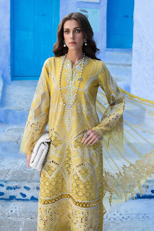 Maria B. | 3 Piece Unstitched Embroidered Lawn Suit | D-2512-A