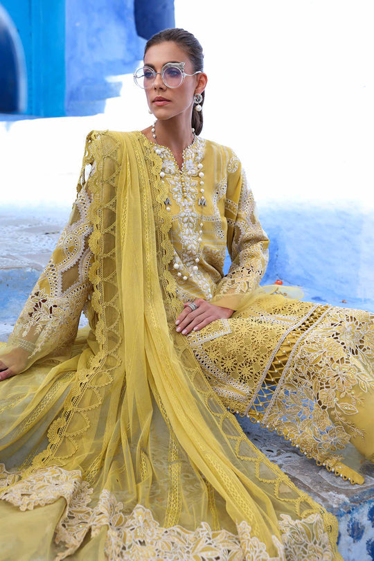 Maria B. | 3 Piece Unstitched Embroidered Lawn Suit | D-2512-A