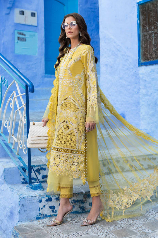 Maria B. | 3 Piece Unstitched Embroidered Lawn Suit | D-2512-A