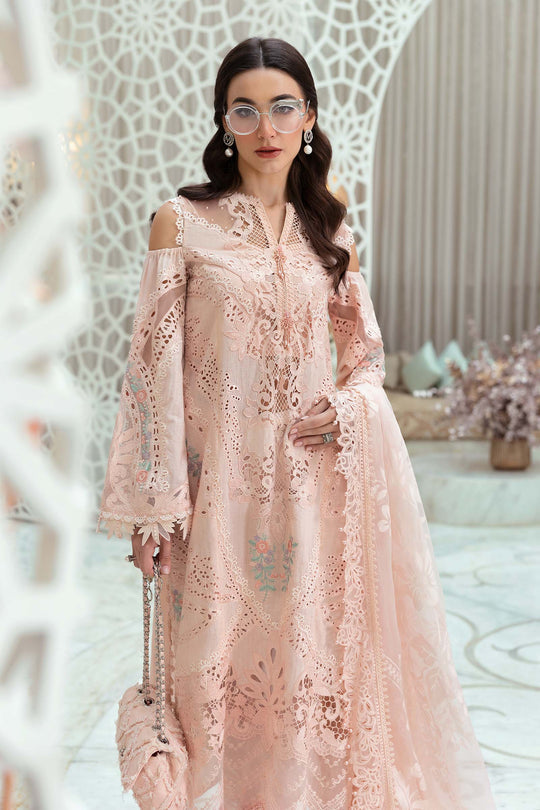 Maria B. | 3 Piece Unstitched Embroidered Dobby Lawn Suit | D-2513-A