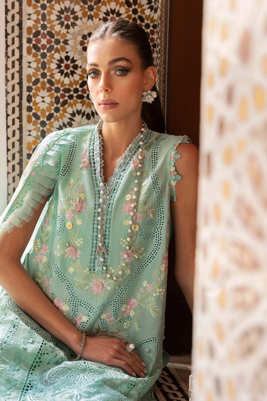Maria B. | 3 Piece Unstitched Embroidered Lawn Suit | D-2514-A