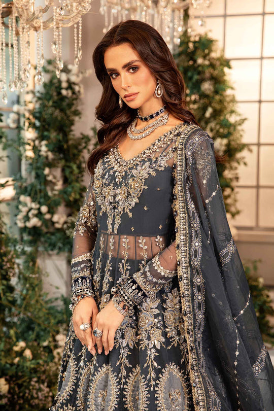 Maria B. | 3 Piece Unstitched Embroidered Organza Suit | BD-2901