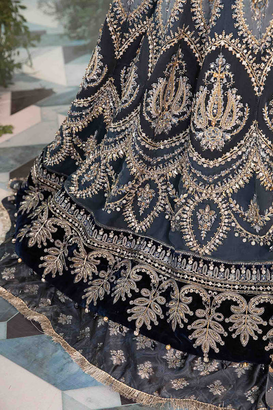 Maria B. | 3 Piece Unstitched Embroidered Organza Suit | BD-2901