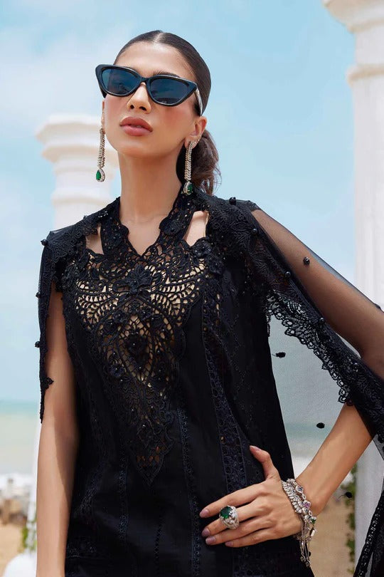 Maria B. | 3 Piece Unstitched Embroidered Lawn Suit | D-2501