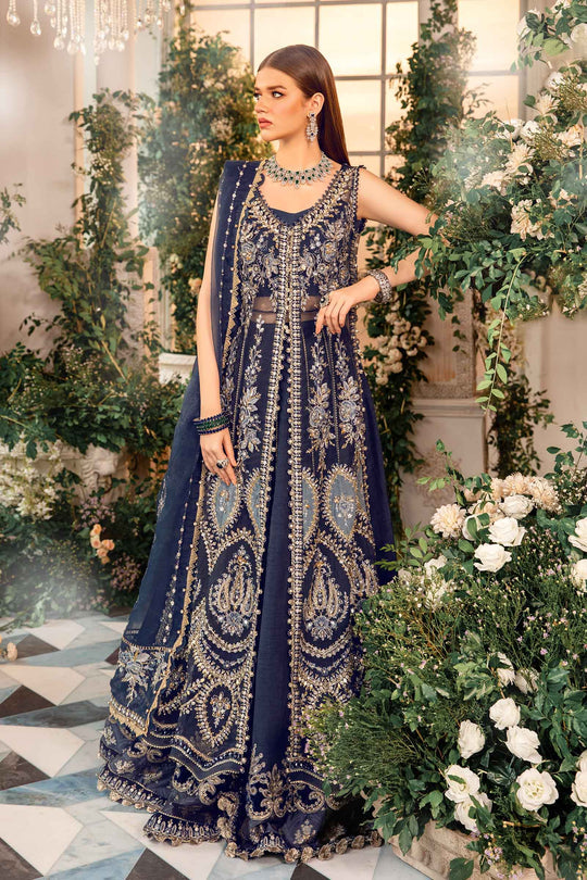 Maria B. | 3 Piece Unstitched Embroidered Organza Suit | BD-2901