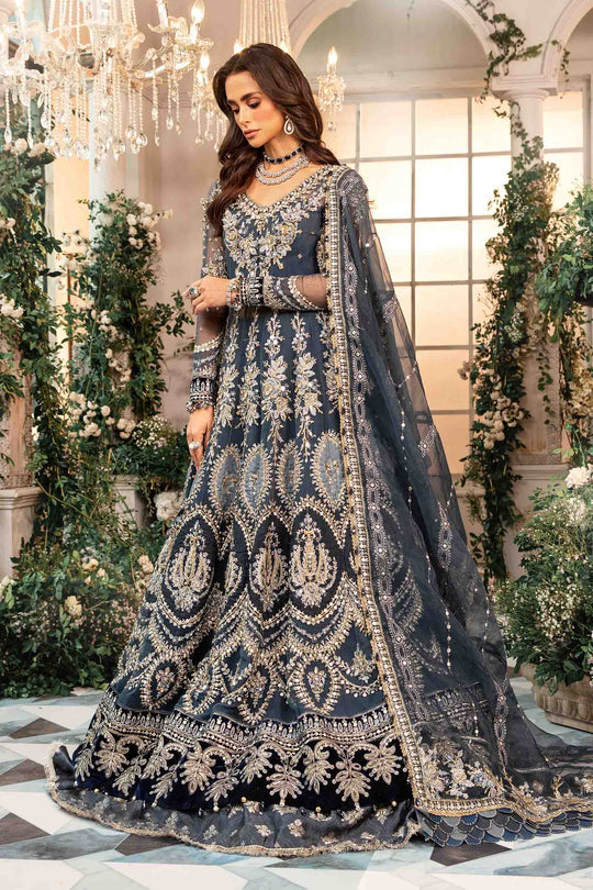 Maria B. | 3 Piece Unstitched Embroidered Organza Suit | BD-2901