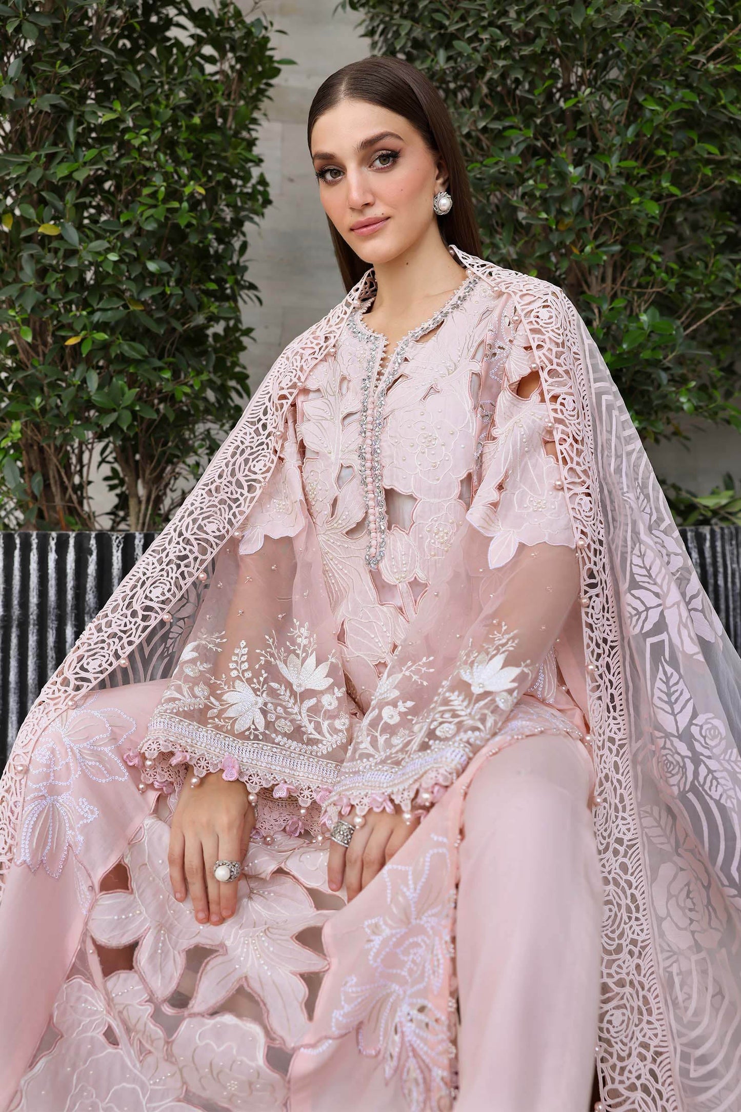 Maria B. | 3 Piece Unstitched Embroidered Lawn Suit | EL-26-02-Default