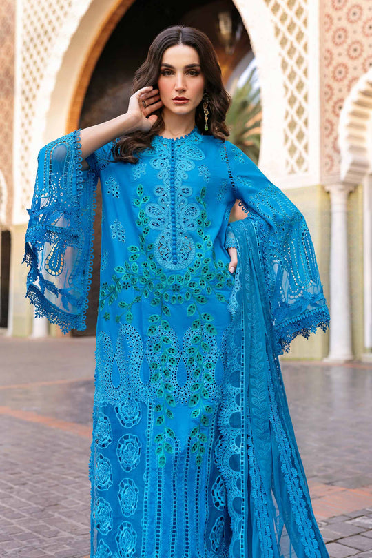 Maria B. | 3 Piece Unstitched Embroidered Lawn Suit | D-2503-B