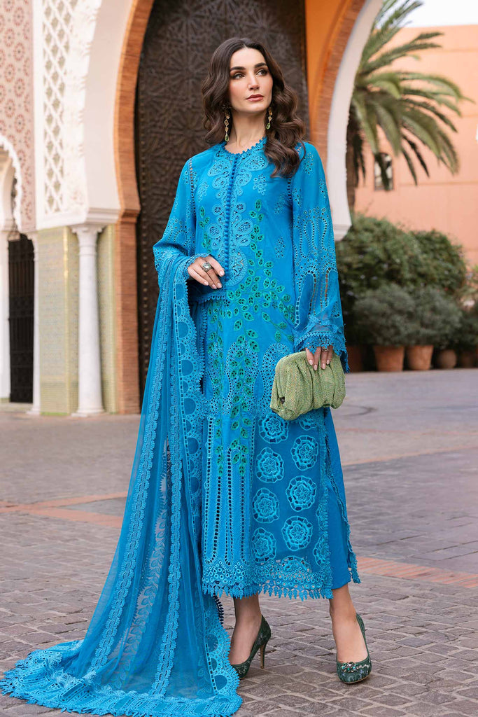 Maria B. | 3 Piece Unstitched Embroidered Lawn Suit | D-2503-B
