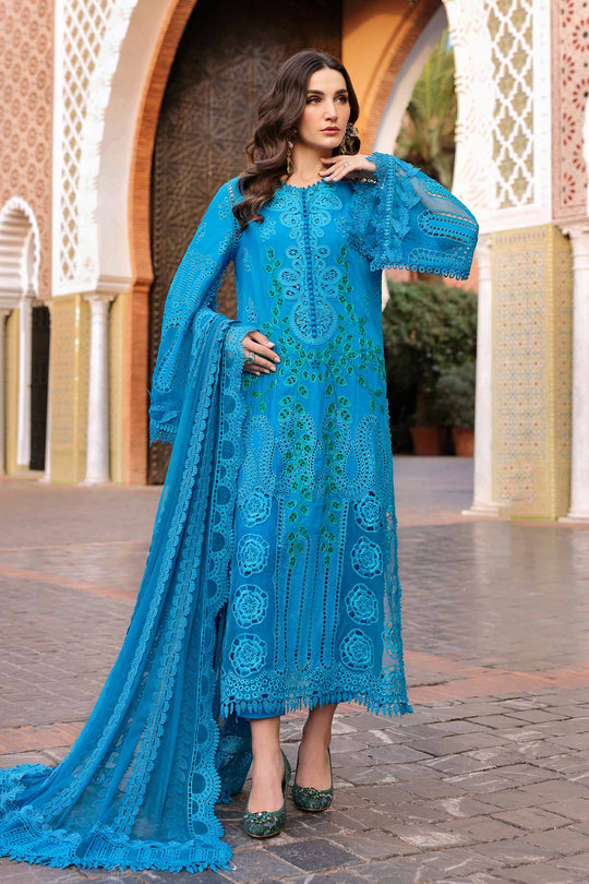 Maria B. | 3 Piece Unstitched Embroidered Lawn Suit | D-2503-B