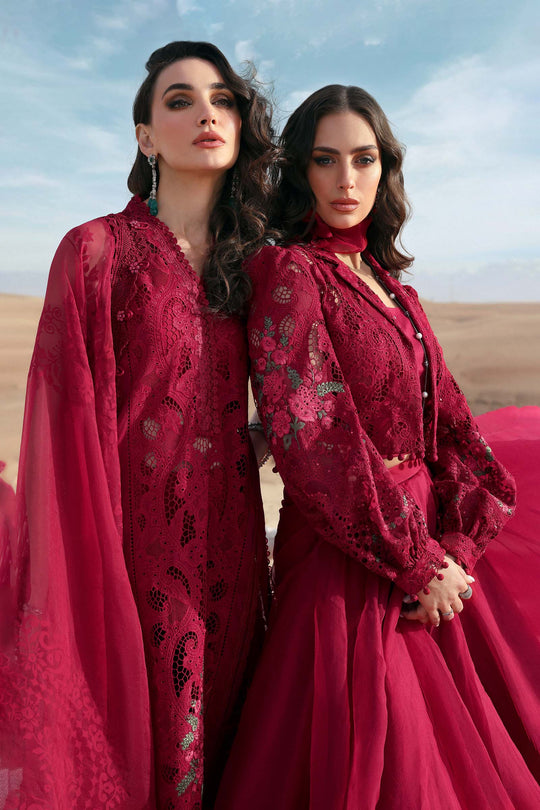 Maria B. | 3 Piece Unstitched Embroidered Lawn Suit | D-2504-A