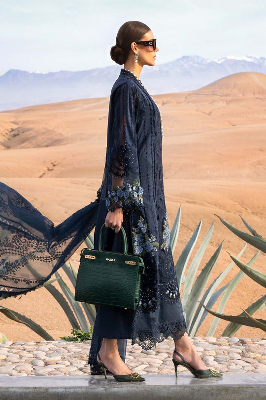 Maria B. | 3 Piece Unstitched Embroidered Lawn Suit | D-2504-B