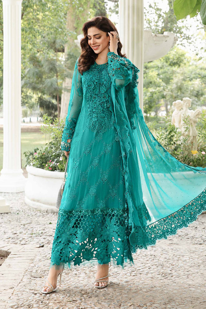 Maria B.| Unstitched Embroidered Chiffon Suit | MPC-24-105
