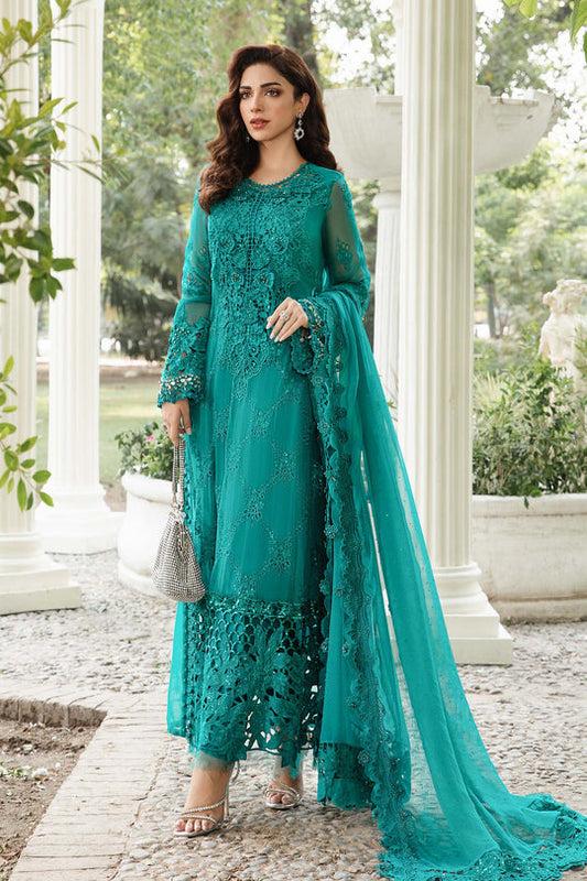 Maria B.| Unstitched Embroidered Chiffon Suit | MPC-24-105
