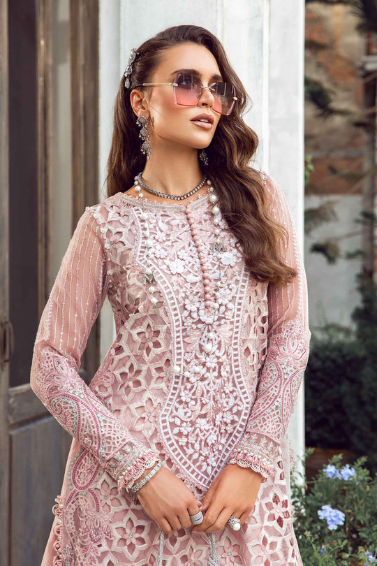 Maria B.| Unstitched Embroidered Chiffon Suit | MPC-24-103 | D6