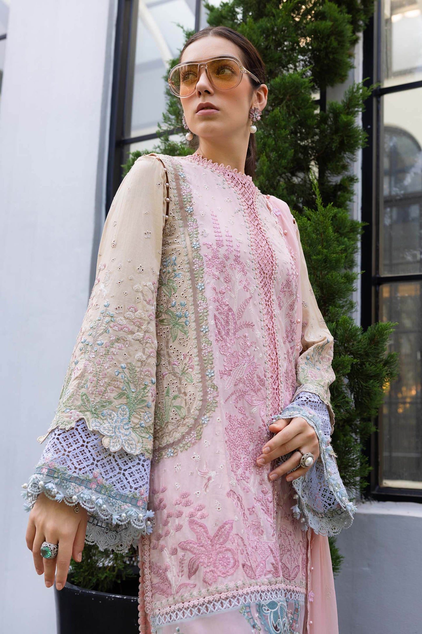 Maria B. | 3 Piece Unstitched Embroidered Lawn Suit | EL-26-09-Default