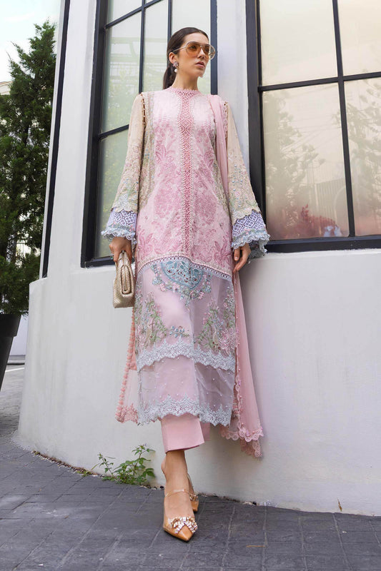 Maria B. | 3 Piece Unstitched Embroidered Lawn Suit | EL-26-09-Default