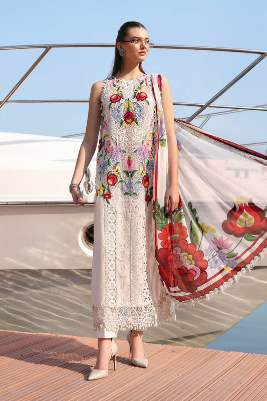 Maria B. | 3 Piece Unstitched Embroidered Lawn | D-2610-A