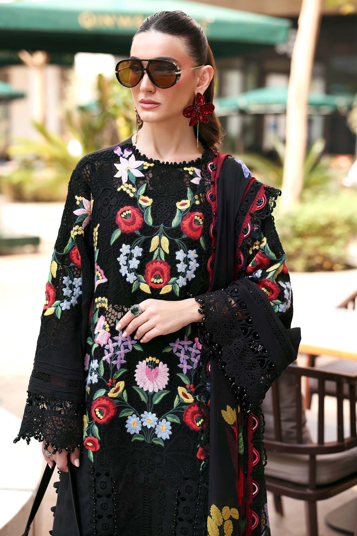 Maria B. | 3 Piece Unstitched Embroidered Lawn | D-2610-B