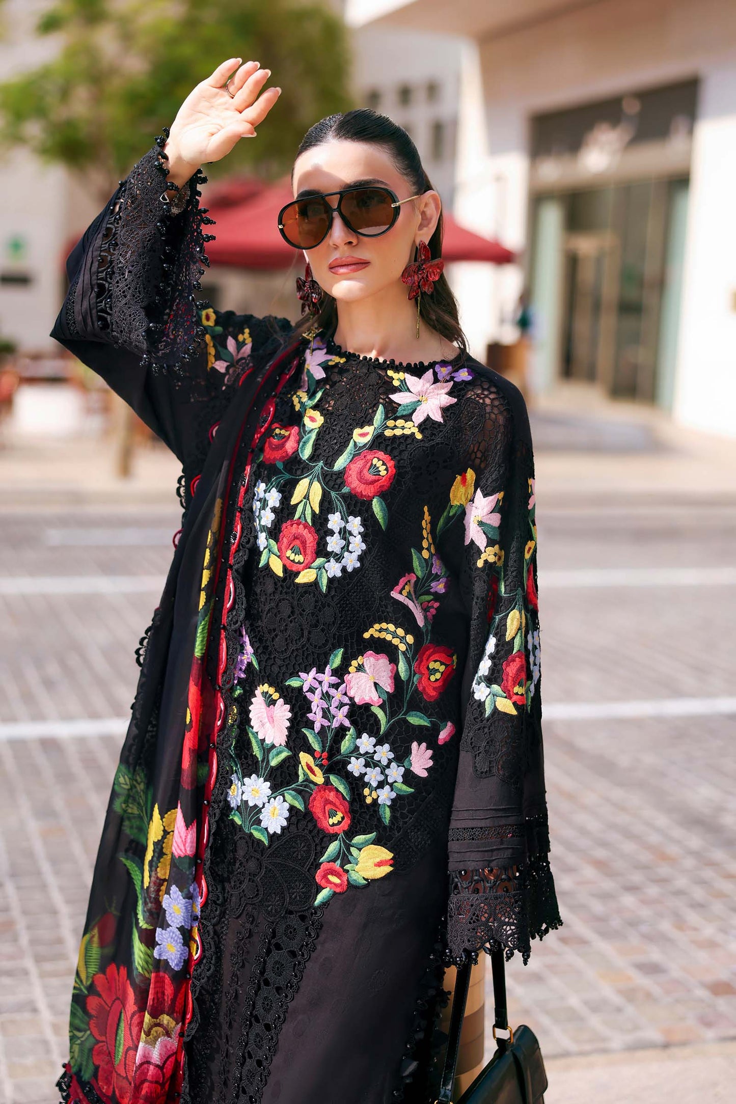 Maria B. | 3 Piece Unstitched Embroidered Lawn | D-2610-B