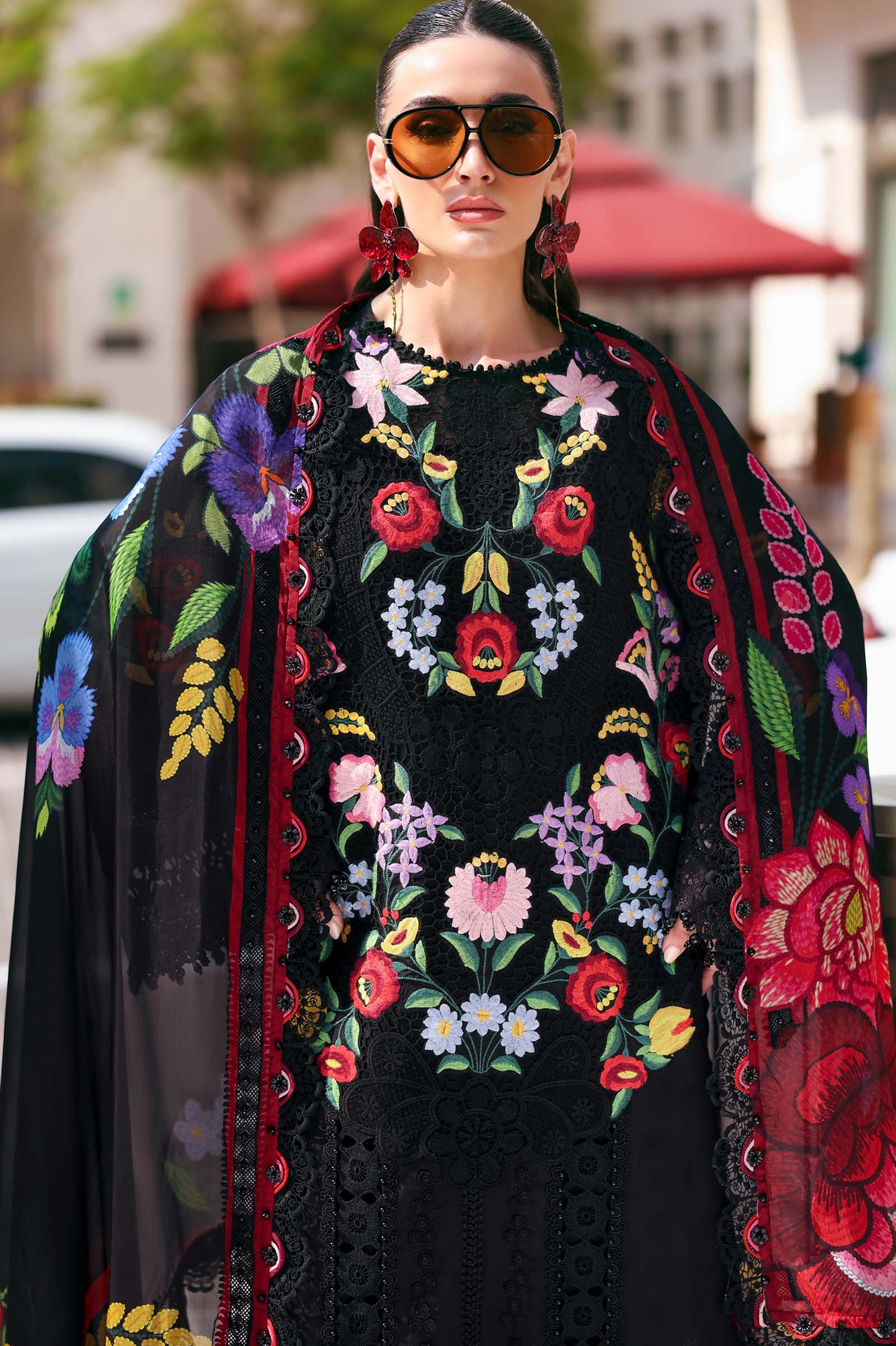 Maria B. | 3 Piece Unstitched Embroidered Lawn | D-2610-B