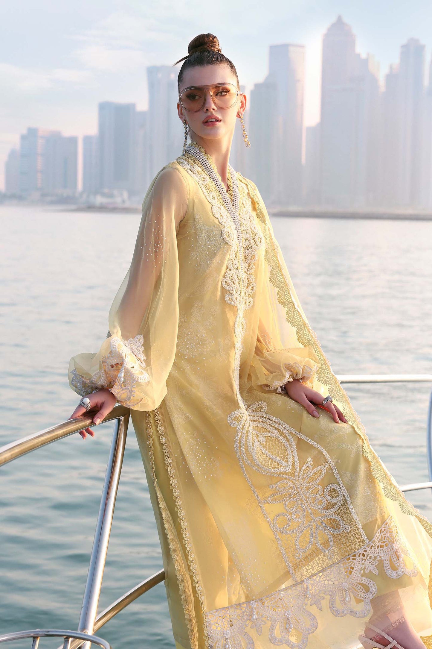 Maria B. | 3 Piece Unstitched Embroidered Lawn | D-2604-A
