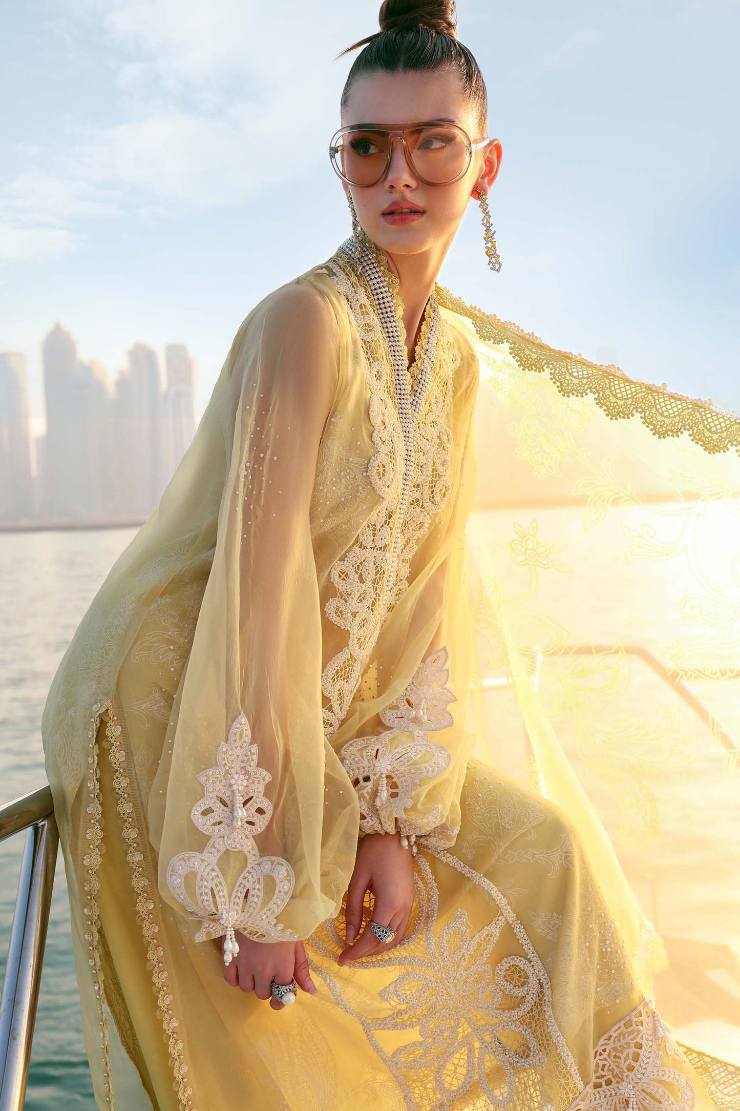 Maria B. | 3 Piece Unstitched Embroidered Lawn | D-2604-A