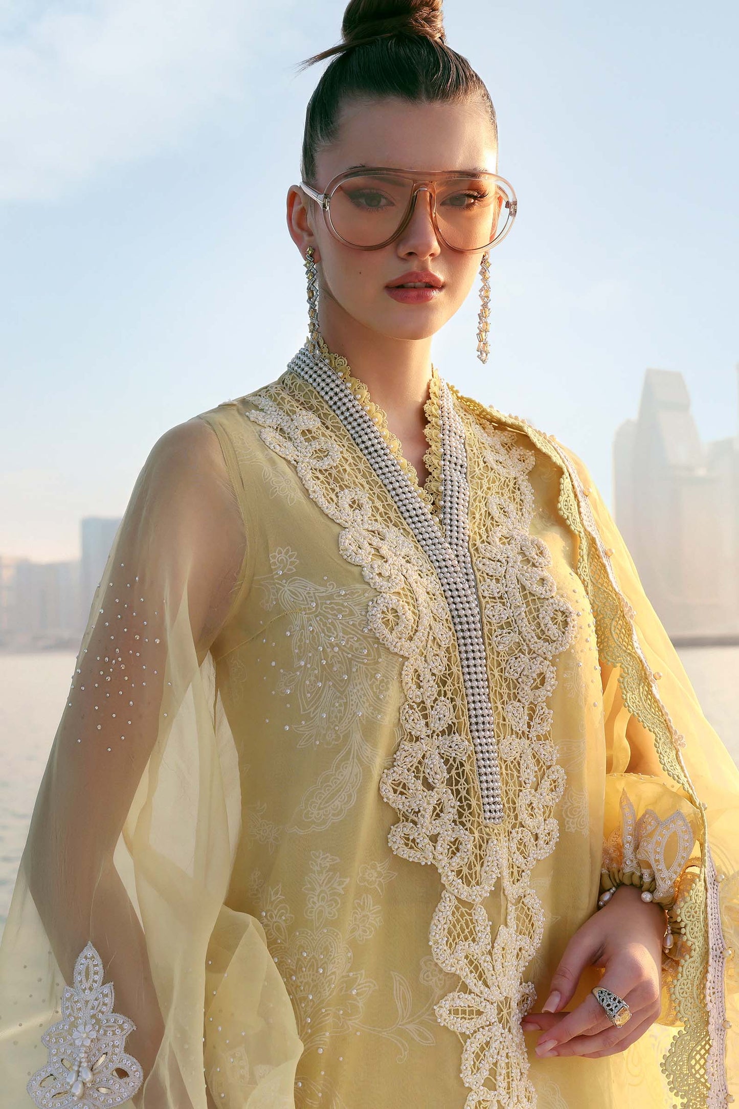 Maria B. | 3 Piece Unstitched Embroidered Lawn | D-2604-A