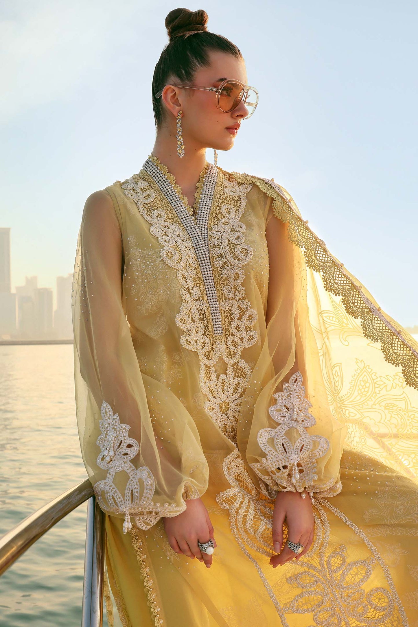 Maria B. | 3 Piece Unstitched Embroidered Lawn | D-2604-A