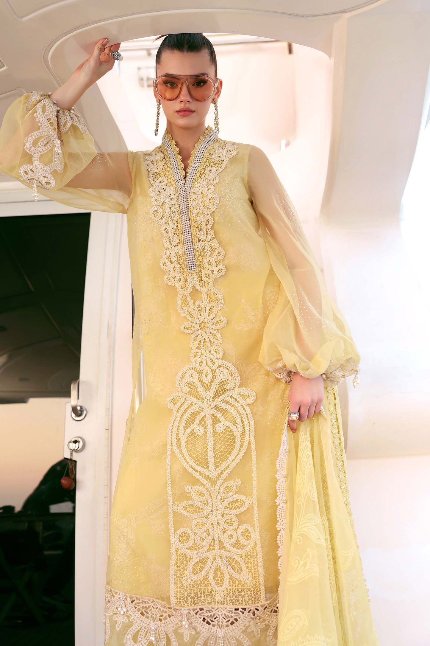 Maria B. | 3 Piece Unstitched Embroidered Lawn | D-2604-A