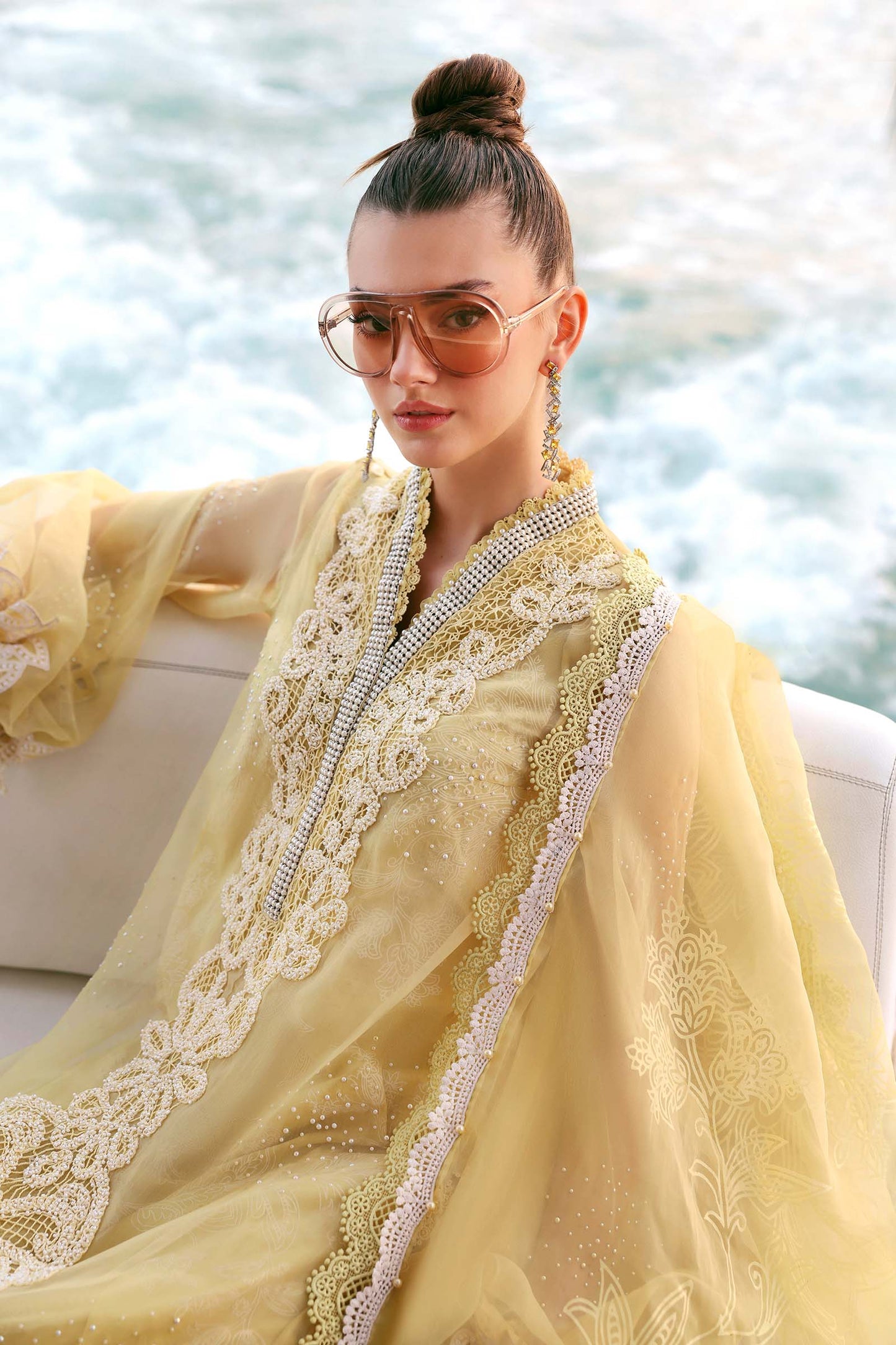 Maria B. | 3 Piece Unstitched Embroidered Lawn | D-2604-A