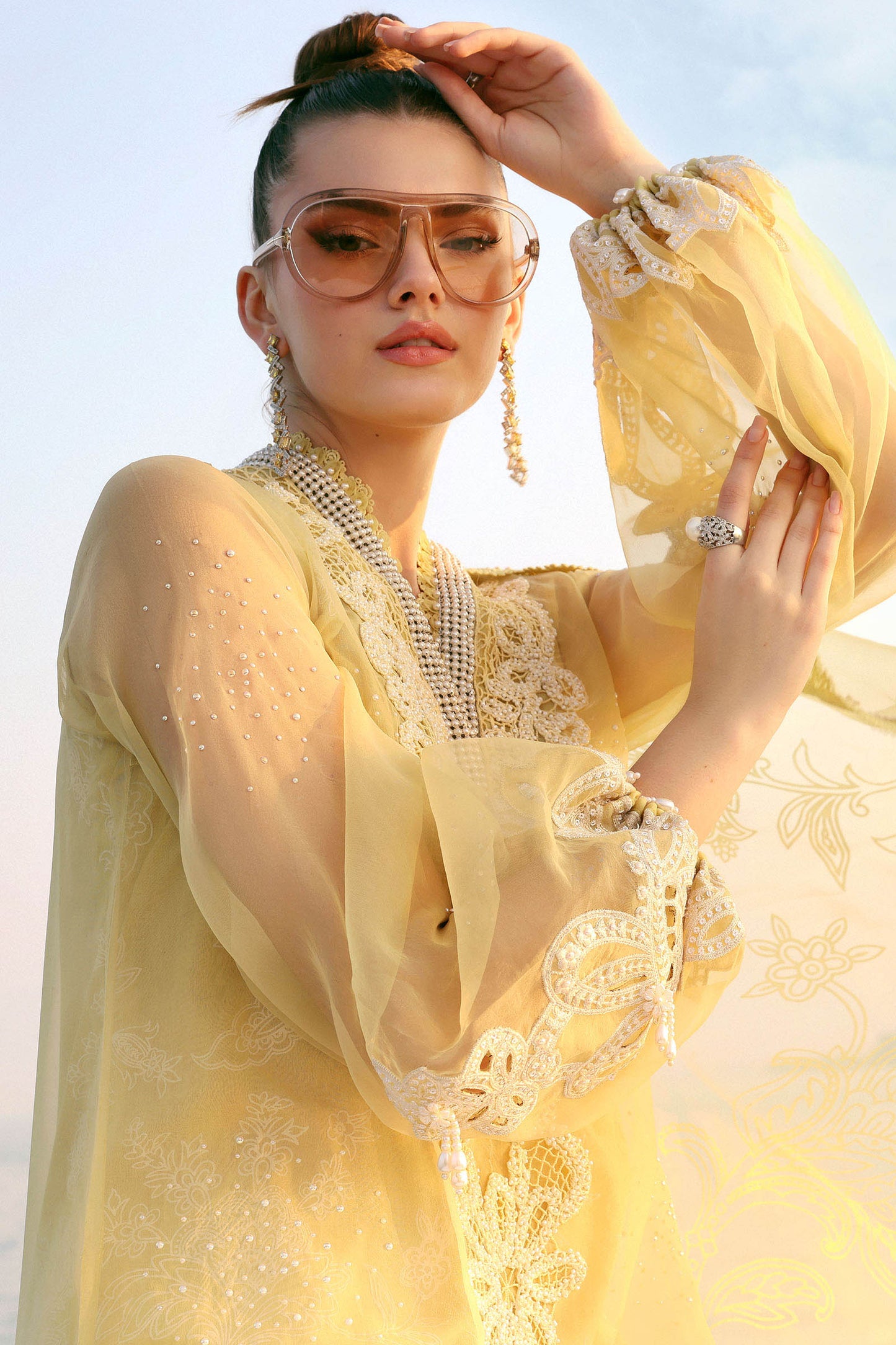 Maria B. | 3 Piece Unstitched Embroidered Lawn | D-2604-A