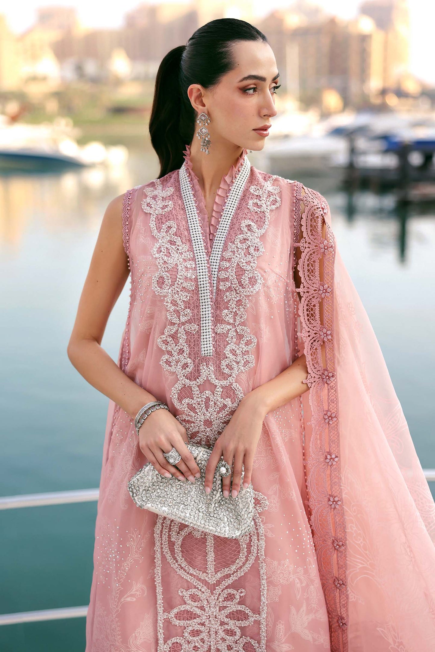 Maria B. | 3 Piece Unstitched Embroidered Lawn | D-2604-B