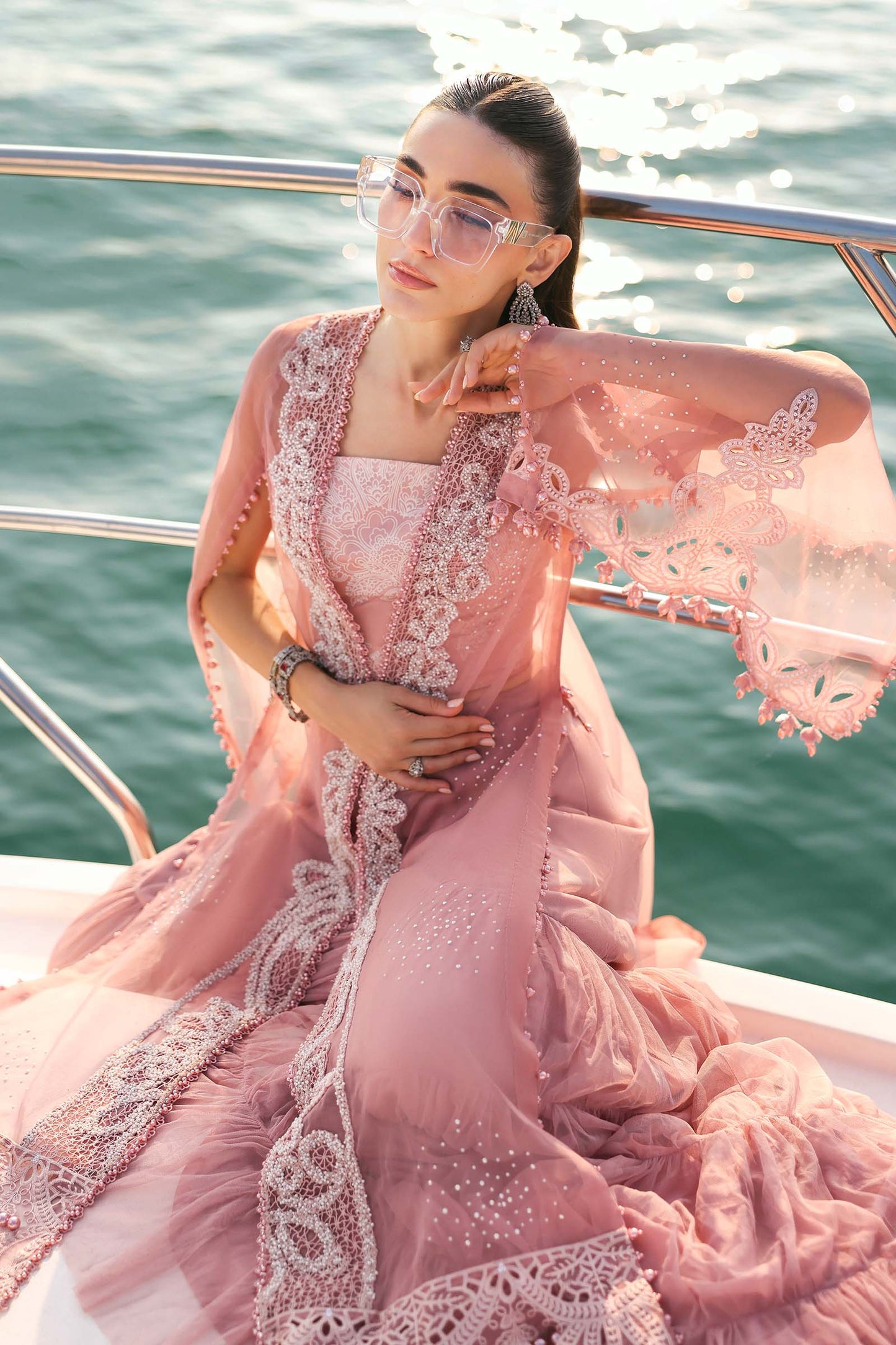 Maria B. | 3 Piece Unstitched Embroidered Lawn | D-2604-B