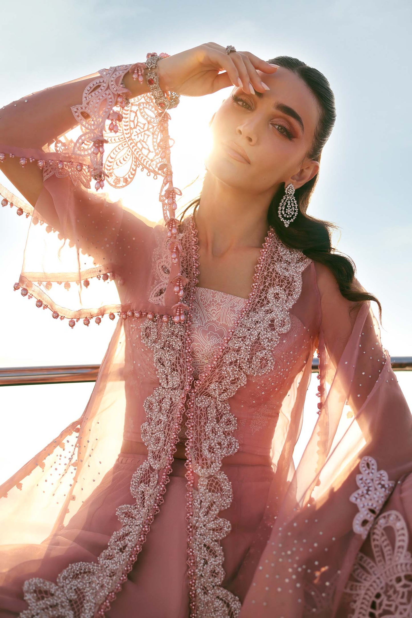 Maria B. | 3 Piece Unstitched Embroidered Lawn | D-2604-B