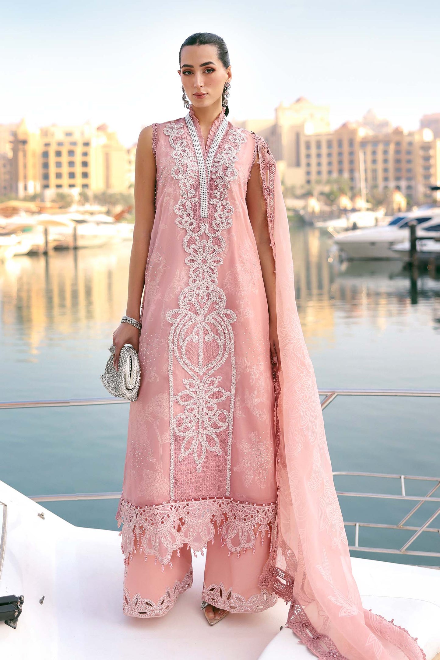 Maria B. | 3 Piece Unstitched Embroidered Lawn | D-2604-B