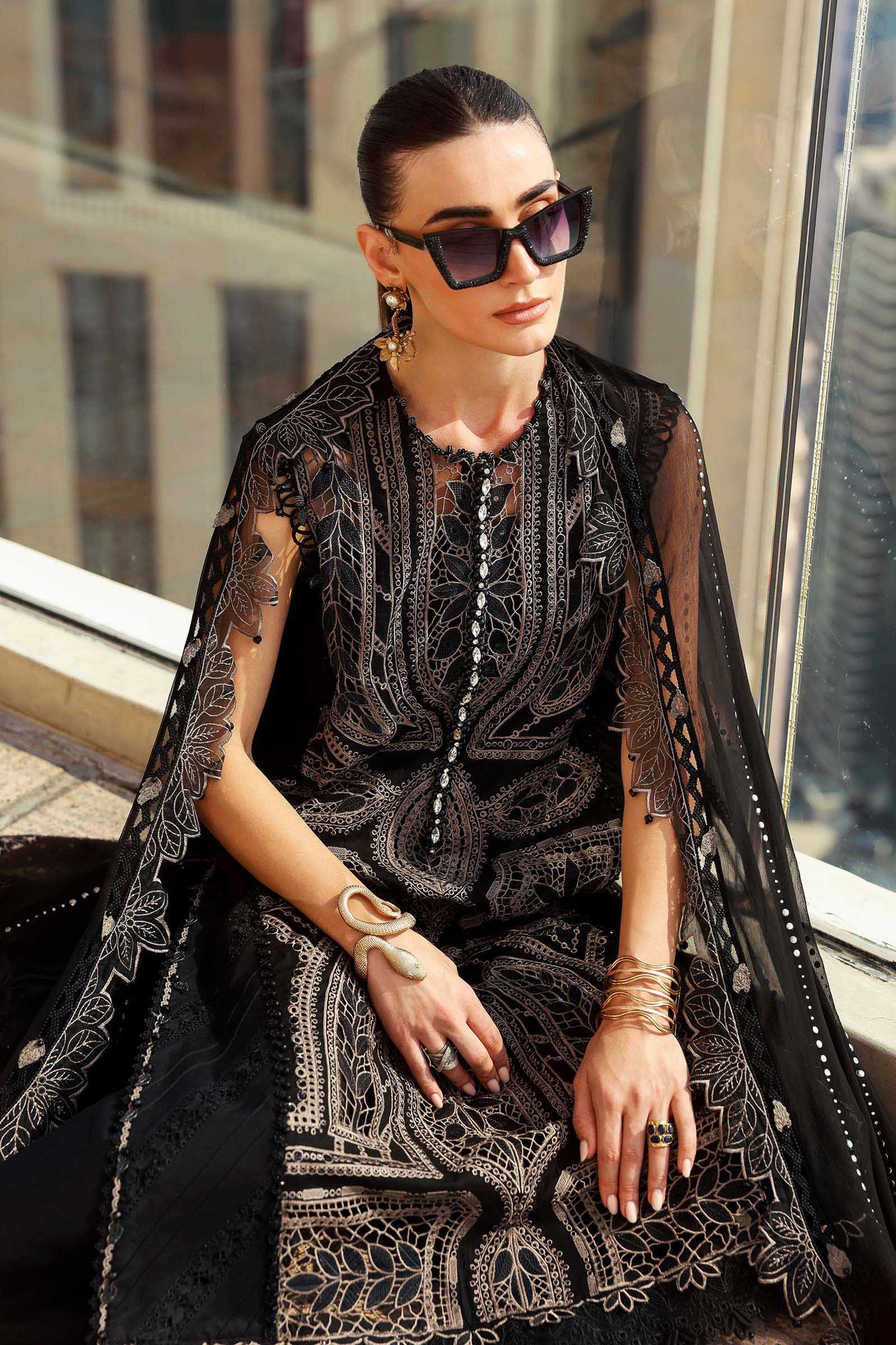 Maria B. | 3 Piece Unstitched Embroidered Lawn | D-2608-B
