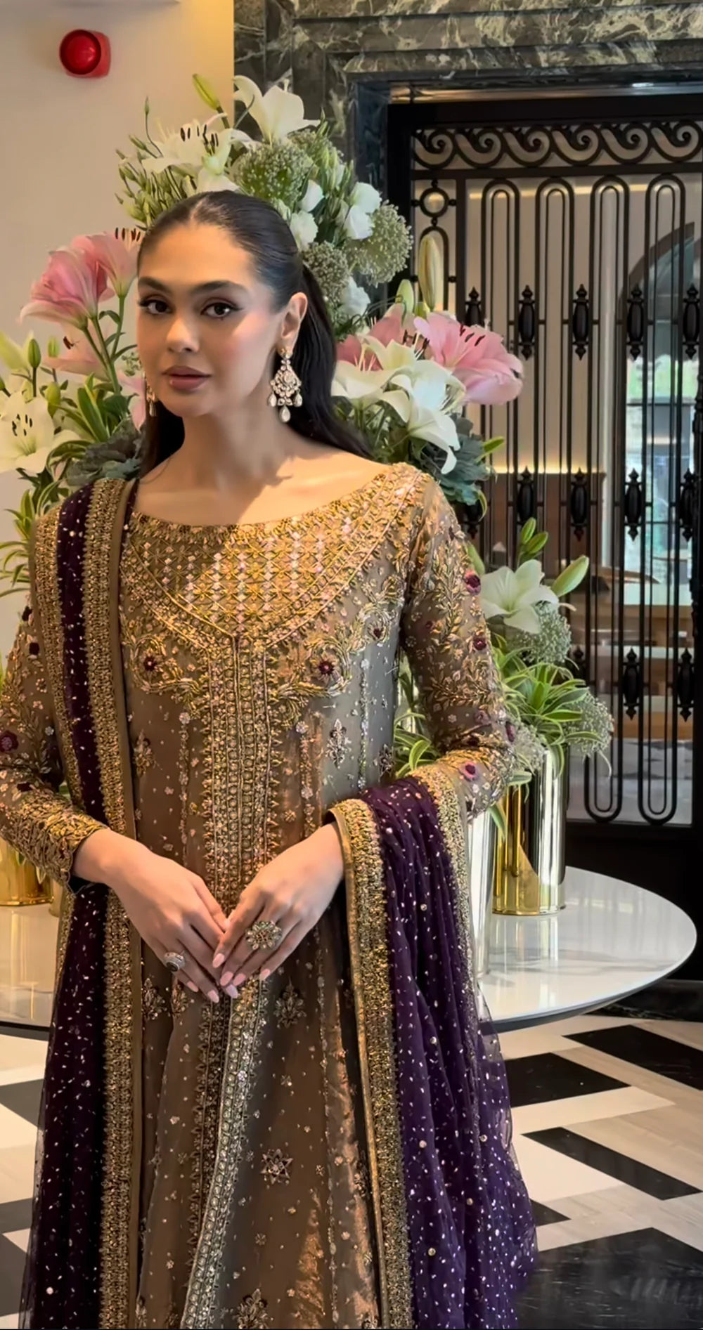 Haris Shakeel | 3 Piece Unstitched Embroidered Silk | Aroha