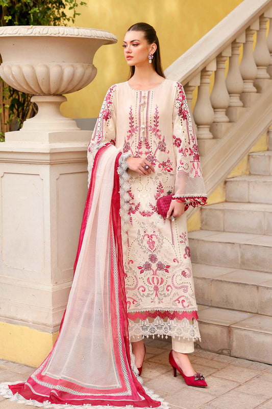 Maria B. | 3 Piece Unstitched Embroidered Lawn | D-2609-A